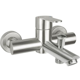 DEANTE Bateria wannowa ścienna Lupo BLU F10N Stal
