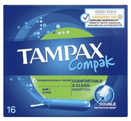 TAMPAX Tampony Compak Super (16 sztuk)