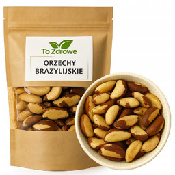 ORZECHY BRAZYLIJSKIE CAŁE 500g naturalne wysoka jakość świeże