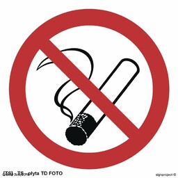 BA001 - Palenie tytoniu zabronione 350x350
