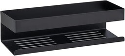 Wenko Turbo-Loc 25557100 półka ścienna Genova Black, ze