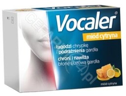 Vocaler miód cytryna x12 pastylek do ssania