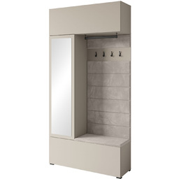 Szafa z siedziskiem do przedpokoju 115 cm garderoba