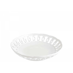 La Porcellana Bianca Rzeźbiona Misa Okrągła 16 Cm