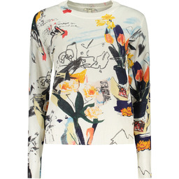 BIAŁY SWETER DAMSKI DESIGUAL