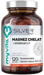 MyVita Silver Magnez Chelat + Witamina B6 P-5-P,