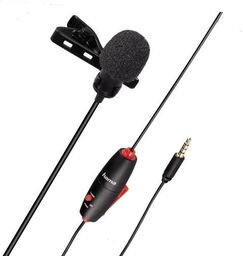 Hama Lavalier Smart Przewodowy Czarny Mikrofon