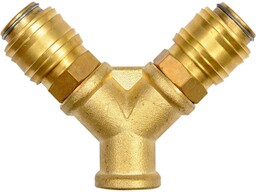 Yato ZŁĄCZE ROZGAŁĘŹNIK MOSIĘŻNY 1/4", GWINT WEWNĘTRZNY 3/8"