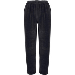 Wygodne welurowe spodnie dresowe Gumka Ciepłe Modne Długie-L