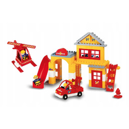 Klocki Konstrukcyjne Unico 8558 Duża Straż Pożarna
