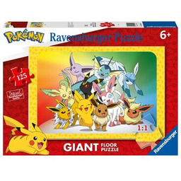 RAVENSBURGER Puzzle Giant Pokemon (125 elementów)