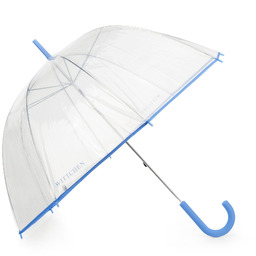 Parasol transparentny niebieski