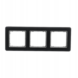 Sedna Design & Elements Ramka potrójna szkło przydymione