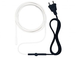 Przewód grzejny (kabel grzewczy) z wtyczką i termostatem