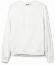 Bluza z logo z efektem tłoczenia