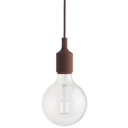 Lampa Wiszące Muuto, czerwony, tworzywo sztuczne