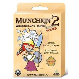 Munchkin 2 Wielosieczny Topór, gra, Black Monk, dodatek
