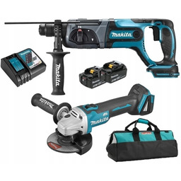Szlifierka DGA504 Młotowiertarka DHR241 Sds Makita