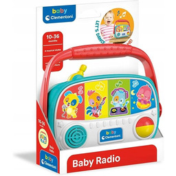 Clementoni 17470 Baby Radio dla Dziecka 6+ Miesięcy