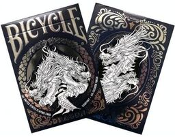 Karty Bicycle Dragon White