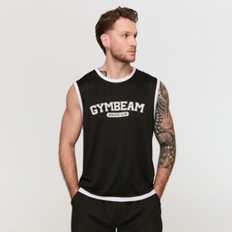 GymBeam Męski tank top Varsity Black S