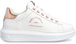 Sneakersy damskie - KARL LAGERFELD KAPRI KL62538 BIAŁE