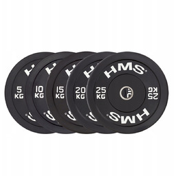 BBR25 Black Talerz Olimpijski Bumper 25 Kg Hms