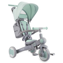 MOMI Rowerek trójkołowy Solivia 4w1 Opony Eva Zielony