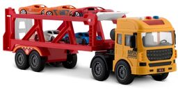 Zabawka edukacyjna, ciężarówka, 5 aut, Ricokids