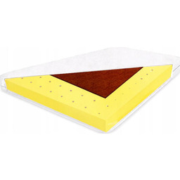 H2 H3 Materac średnio miekki hipoalegiczny 110x200 kokos