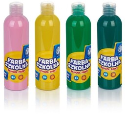 Zestaw farb szkolnych Wiosenny 4x0.5L Astra ASTRA-FARBY-WIOSENNY-2L