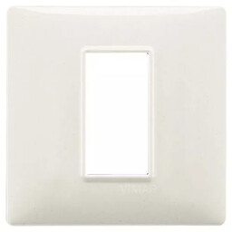 Ramka 1M biała grafitowa