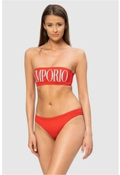 EMPORIO ARMANI Czerwone bikini z białym logo, Wybierz
