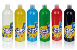 Zestaw farb szkolnych 6x0.5L Astra ASTRA-FARBY-3L