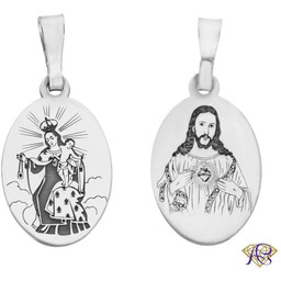 Srebrny medalik Ag 925 Szkaplerz Karmelitański MDC058