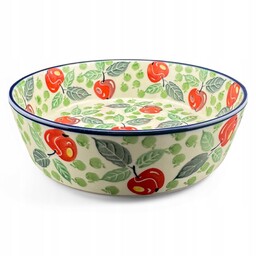 Miska prosta średnia Jabłka 19 cm dek. 3248