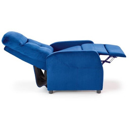 Fotel rozkładany velvet granatowy Felipe 2