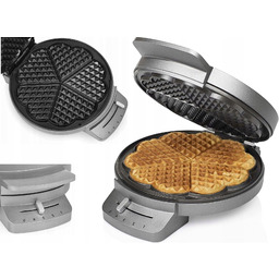 DeLuxe Gofrownica 1200W w serduszka 5 gofrów