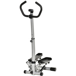 Stepper Homcom 55x53x128cm., srebrny/czarny