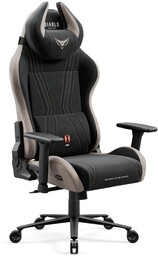 Fotel gamingowy materiałowy Diablo X-Horn Normal: Camel Black