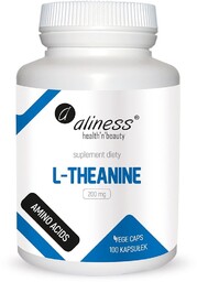 Aliness L-Theanine 200 mg - Suplement diety, 100
