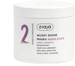 Ziaja Włosy roślinnie pielęgnujemy, owoc granatu, maska nawilżenie