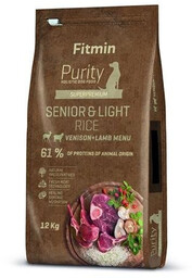 Fitmin Purity Senior&Light Rice Venison&Lamb - sucha karma