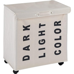 Wenko Trivo kosz na pranie, poliester, beżowy, 35