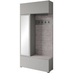 Szafa z siedziskiem do przedpokoju 115 cm garderoba