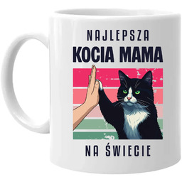 Najlepsza kocia mama na świecie - kubek