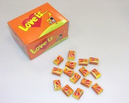 Guma do żucia Love is ananas - pomarańcza