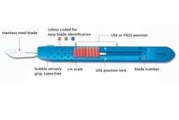 GIMA "SAFETY"DISPOSABLE SCALPELS N. 15 - sterile Skalpele