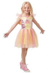Strój Sukienka Fluttershy Kucyki Pony Żółta 104
