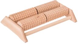 ČistéDřevo Drewniany masażer do stóp 4 rolki